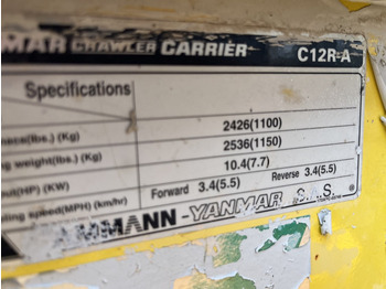 Yanmar C12R-A Rupsdumper Yanmar Diesel 1500uur - Dumper: foto 3