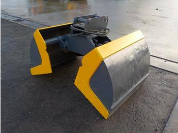 Benna mordente per Miniescavatore Hydraulic Clamshell Bucket 45mm Pin to suit 4-6 Ton Excavator: foto 1