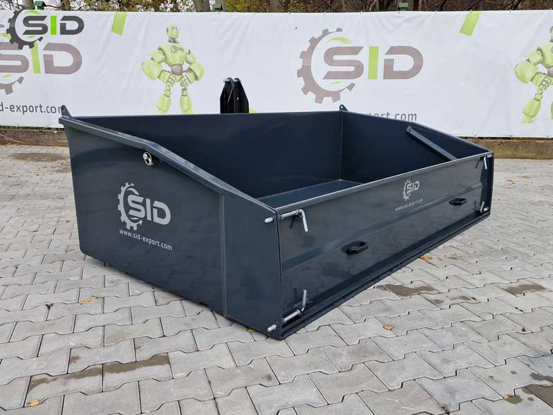Benna per pala per Macchina agricola nuovo SID Kippmulde Transportcontainer Heckcontainer / Transport heavy cargo box 1,8 m: foto 6