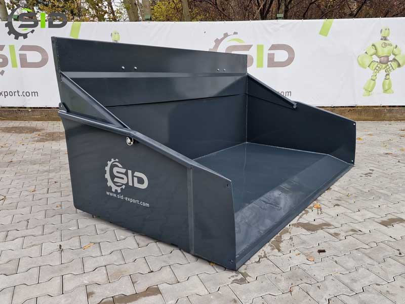 Benna per pala per Macchina agricola nuovo SID Kippmulde Transportcontainer Heckcontainer / Transport heavy cargo box 1,8 m: foto 12