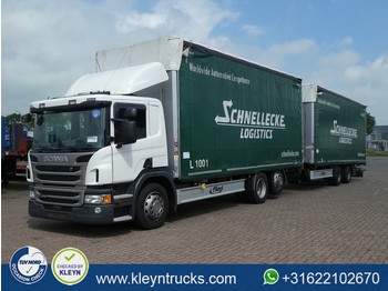 Autocarro centinato Scania P410 6x2 combi 237tkm