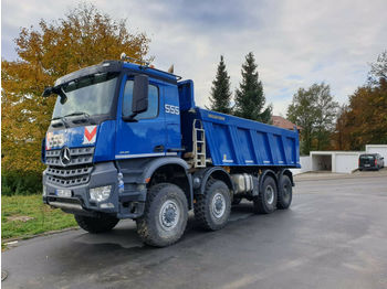 Autocarro ribaltabile Mercedes-Benz 4145 - 8x8 BB - EINZELBEREIFT - Meiller Aufbau