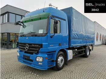 Autocarro centinato Mercedes-Benz Actros 1836L / Klimaanlage / German