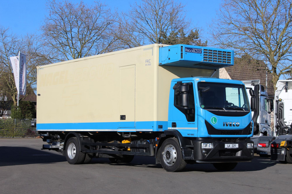 Autocarro frigorifero Iveco 180E280 Frigoblock Bi-Temp. LBW Rolltor Strom