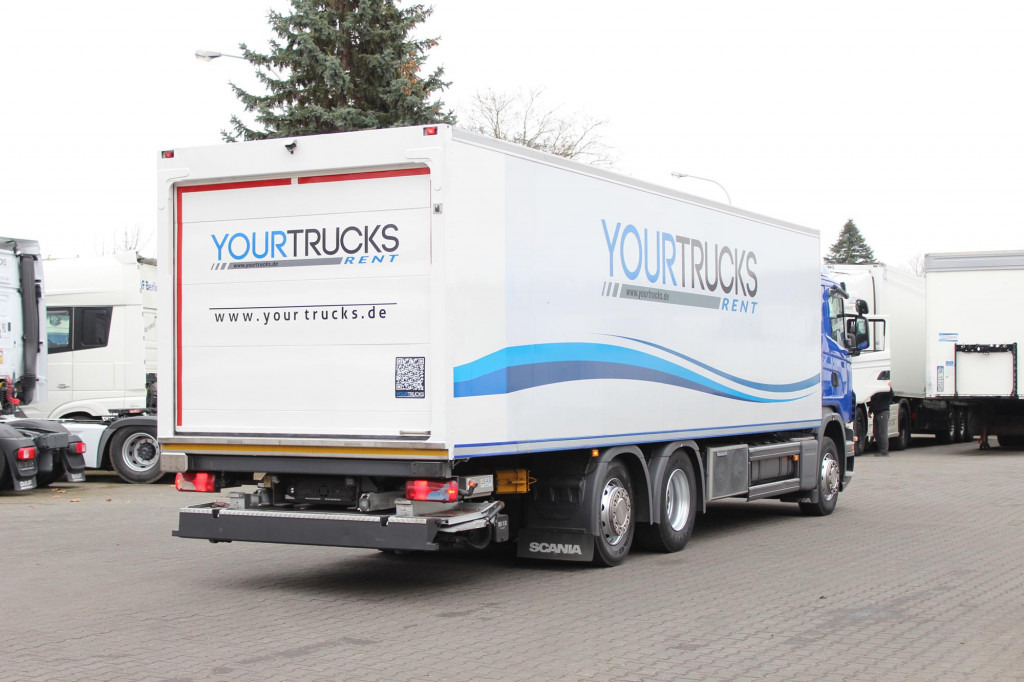 Autocarro frigorifero Scania G320 E5 Frigoblock Rolltor Strom LBW Lenkachse
