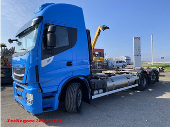 Autocarro portacontainer/ Caisse interchangeable Iveco STRALIS 460NP LNG RETARDER 