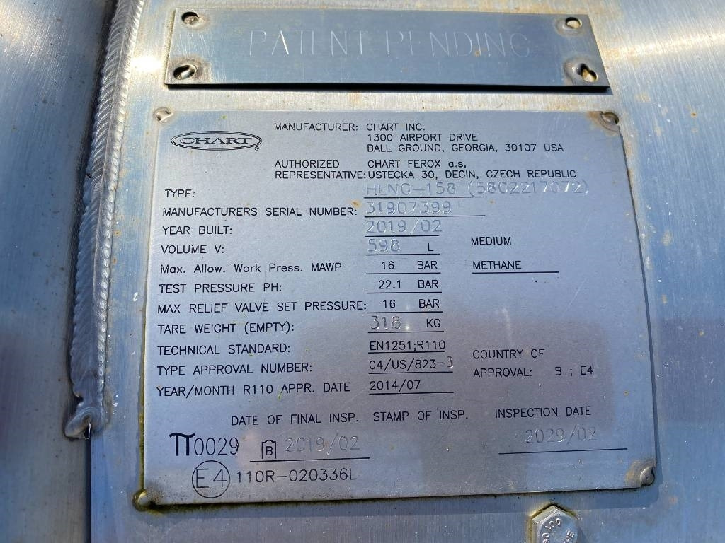 Autocarro portacontainer/ Caisse interchangeable Iveco STRALIS 460NP LNG RETARDER