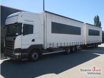 Autocarro portacontainer/ caisse interchangeable SCANIA R 410 LB6x2MLB BDF + 2 AXLE WECON HANGER BDF