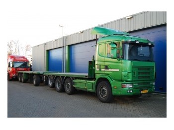 Scania 144/460 8x2 - Autocarro portacontainer/ Caisse interchangeable