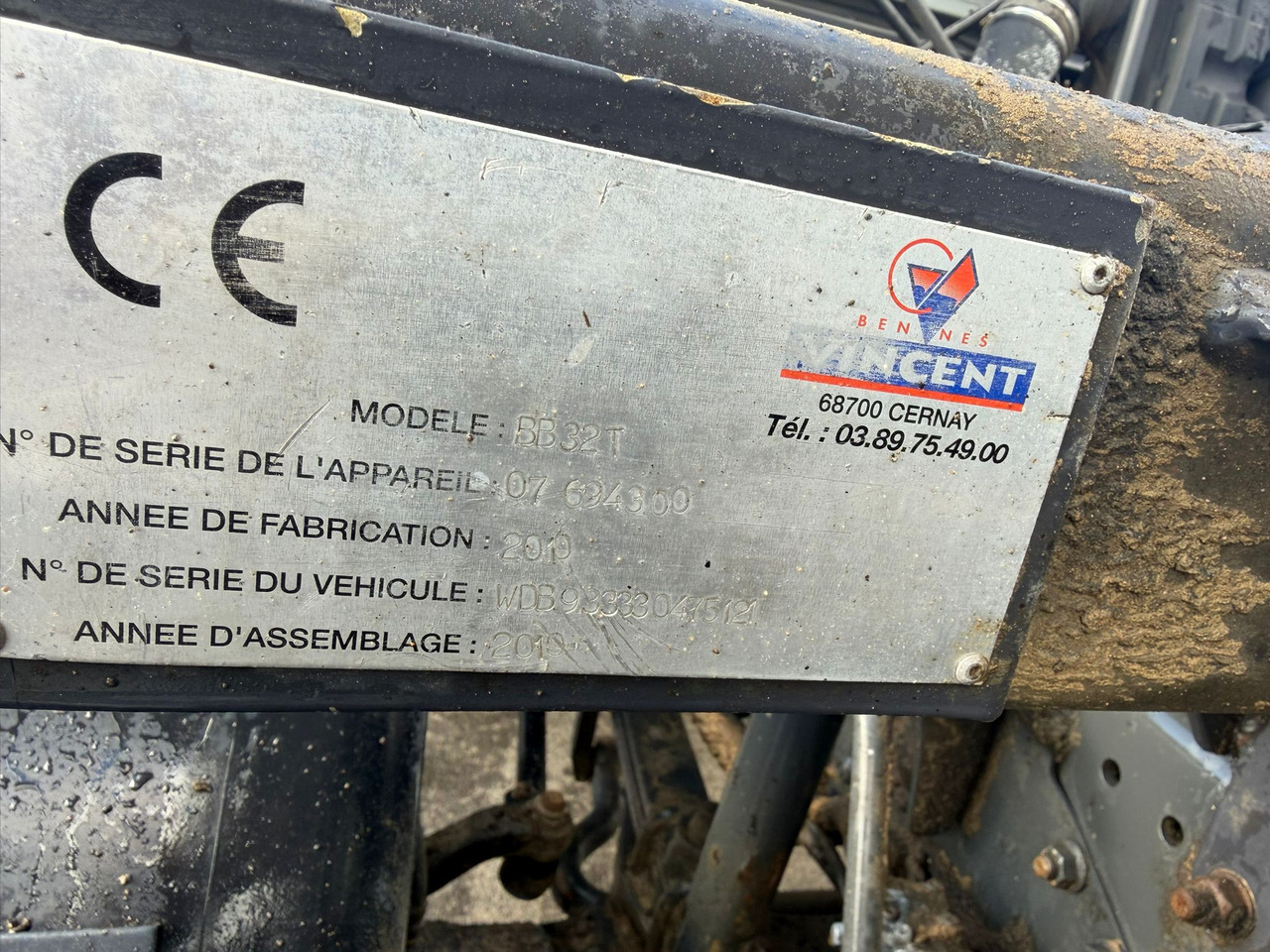 Autocarro ribaltabile Camion porteur bi-benne AX-614-PE