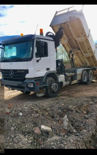 Autocarro ribaltabile Mercedes Actros 3336