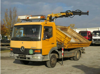 Autocarro ribaltabile Mercedes-Benz Atego 815 K 2-Achs Kipper Kran