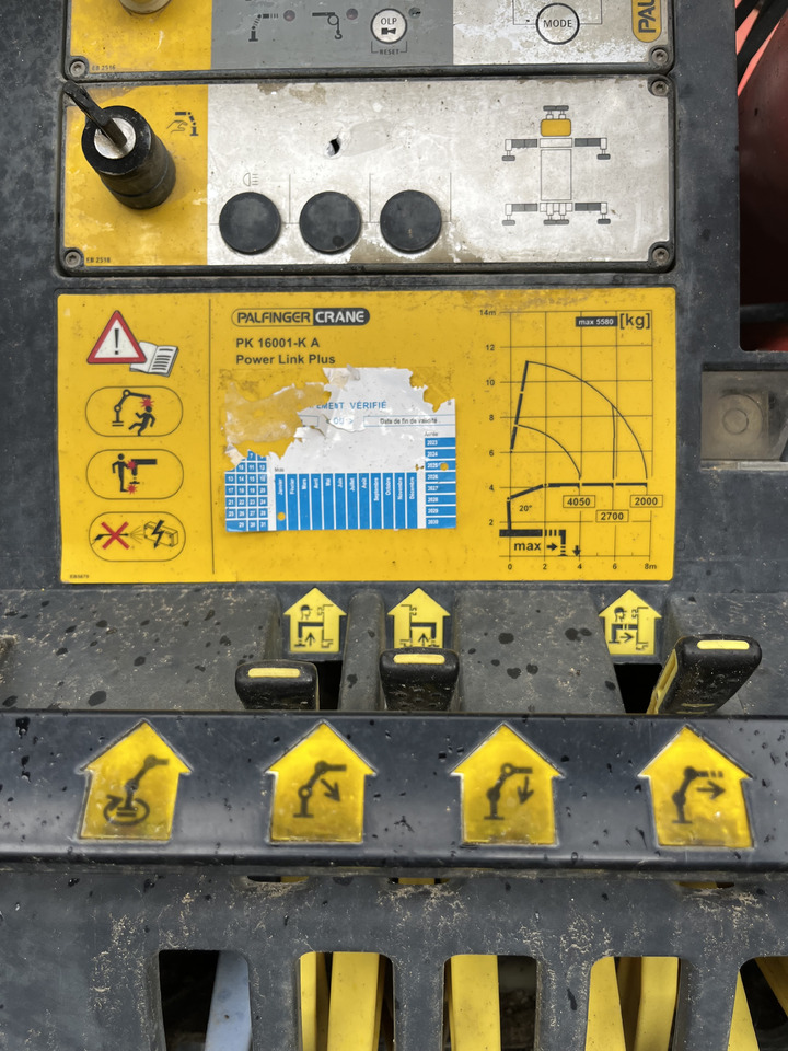 Autocarro ribaltabile RENAULT Premium Lander 460dxi bibenne grue Palfinger pk16001