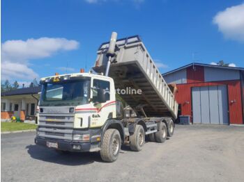 Autocarro ribaltabile SCANIA P124 360 8x2 Full steel