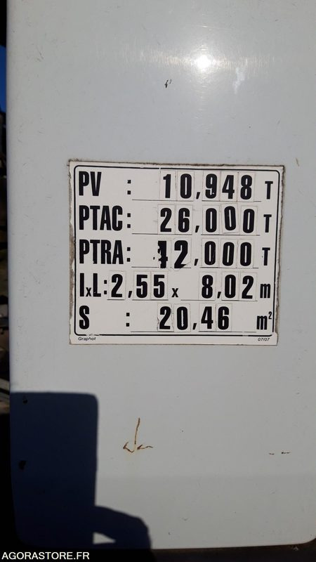 Autocarro scarrabile *CAMION AMPLIROLL 26T