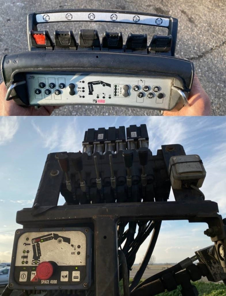 Autocarro scarrabile Scania P360/HYVALIFT/HIAB 144B a réparer