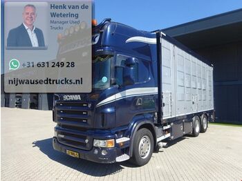 Autocarro trasporto bestiame Scania R500 V8 6X2 Drie laags + Retarder