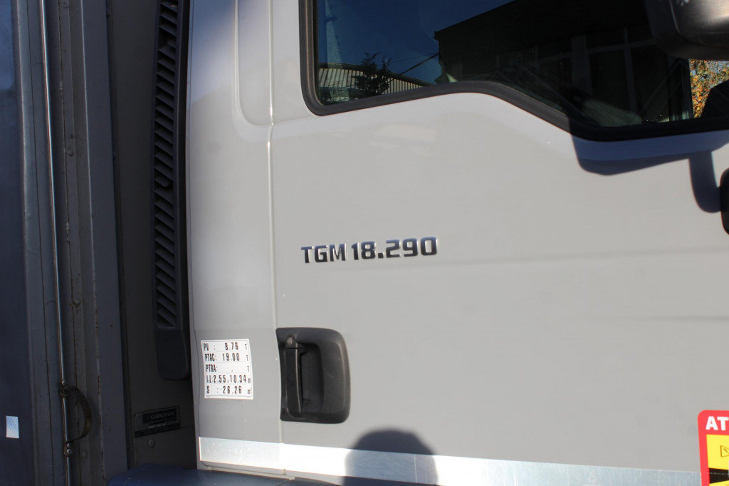 Camion centinato MAN TGM 18.290 Plane-Koffer 7,5 m Klima 499TKm