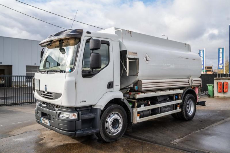 Camion cisterna Renault MIDLUM 280+TANK 12.500L/5 Comp.