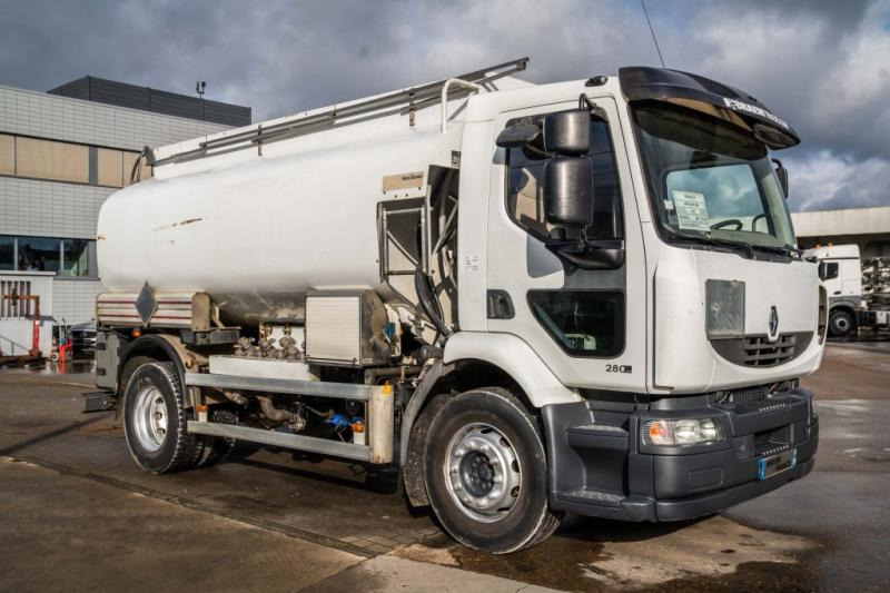 Camion cisterna Renault MIDLUM 280+TANK 12.500L/5 Comp.