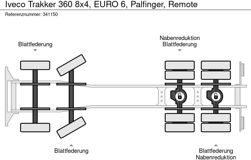 Leasing di Iveco Trakker 360 8x4, EURO 6, Palfinger, Remote Iveco Trakker 360 8x4, EURO 6, Palfinger, Remote: foto 14