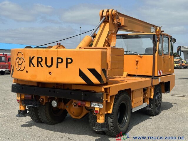 Camion con gru Krupp 12GTT 4x4 Hakenhöhe 16m Original 16.253 Km: foto 15