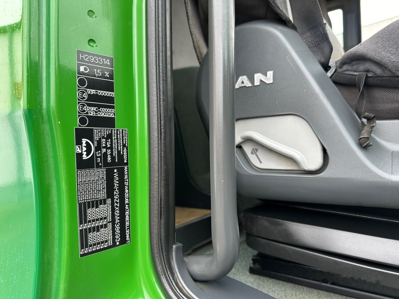 Autocarro ribaltabile MAN TGA 33.480 Wechselsystem Kipper Bordmatic + SZM Klima Retarder: foto 23