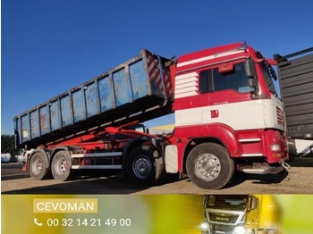 Autocarro scarrabile MAN TGA 37.440 8x4 Containerhaaksysteem / container euro4: foto 1