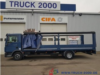 Camion centinato MAN TGL 12.250 Edscha L + R + Schiebeverdeck 1.Hand: foto 1