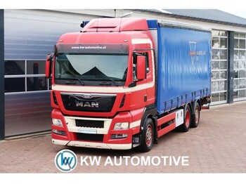 Camion centinato MAN TGX 26.480 FULL AIR/ TAIL-LIFT/ LIFT-AS: foto 1