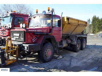 Autocarro con pianale/ Cassone fisso Magirus Deutz M 310D: foto 1