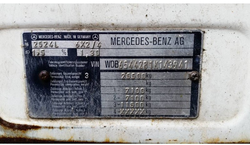 Autocarro telaio Mercedes-Benz 2524 L: foto 10