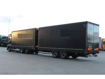Camion centinato Mercedes-Benz Actros 2645 , 6X2, EURO 6 + trailer PANAV TV018H: foto 3