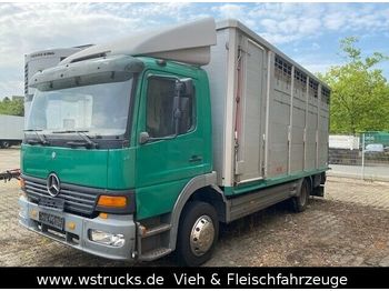 Autocarro trasporto bestiame Mercedes-Benz Atego 1228 L KABA Doppelstock Vollalu: foto 1