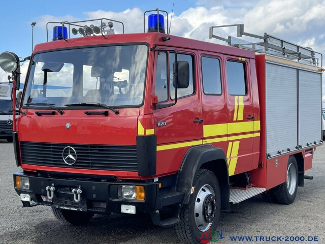 Autocarro furgonato Mercedes-Benz LK 1220 4x4 Metz Feuerwehr TLF 16/25 Pumpe+2410L: foto 8