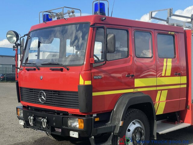 Autocarro furgonato Mercedes-Benz LK 1220 4x4 Metz Feuerwehr TLF 16/25 Pumpe+2410L: foto 7