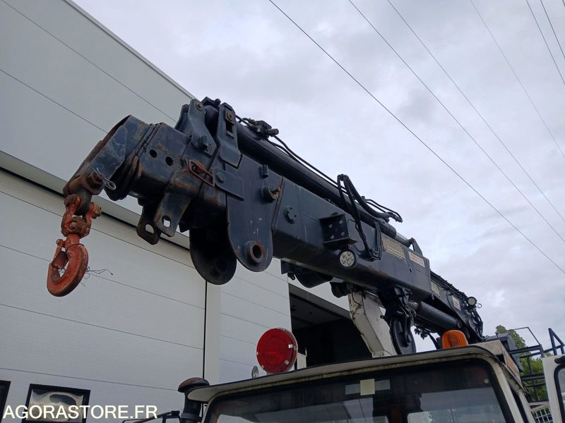 Camion Mercedes-Benz Unimog Rail/Route benne grue - 1989/ 66131KM