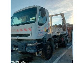 Camion  Renault Kerax multi benne à chaine