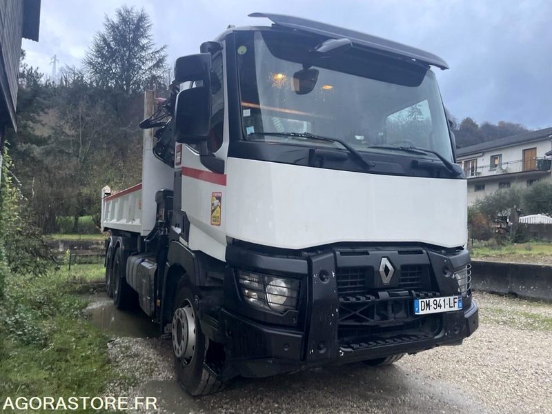 Camion Renault trucks C460 10t BENNE GRUE - 2014 - 347103 -DM941LF
