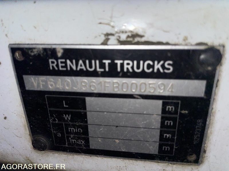 Camion Renault trucks D13 Amplirol - 2015 - 119259 -DN200DC