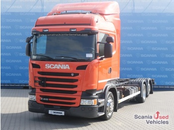Autocarro portacontainer/ Caisse interchangeable SCANIA R 410 LB6x2MLB BDF CHASSIS SCR ONLY EUR6 FULL AIR: foto 1