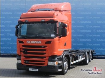 Autocarro portacontainer/ Caisse interchangeable SCANIA R 410 LB6x2MLB BDF CHASSIS SCR ONLY EUR6 FULL AIR: foto 1