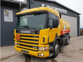 Camion cisterna per il trasporto di carburanti Scania 124L 400 4X2 diesel tanker 12.400L: foto 1