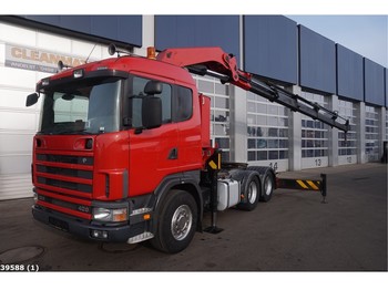 Camion Scania R 124 Palfinger 66 ton/meter laadkraan: foto 1