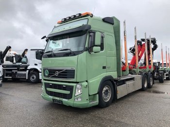 Camion per il trasporto di legname Volvo FH 500 6x2  EEV, Holztransporter mit Epsilon Palfinger Kran: foto 1