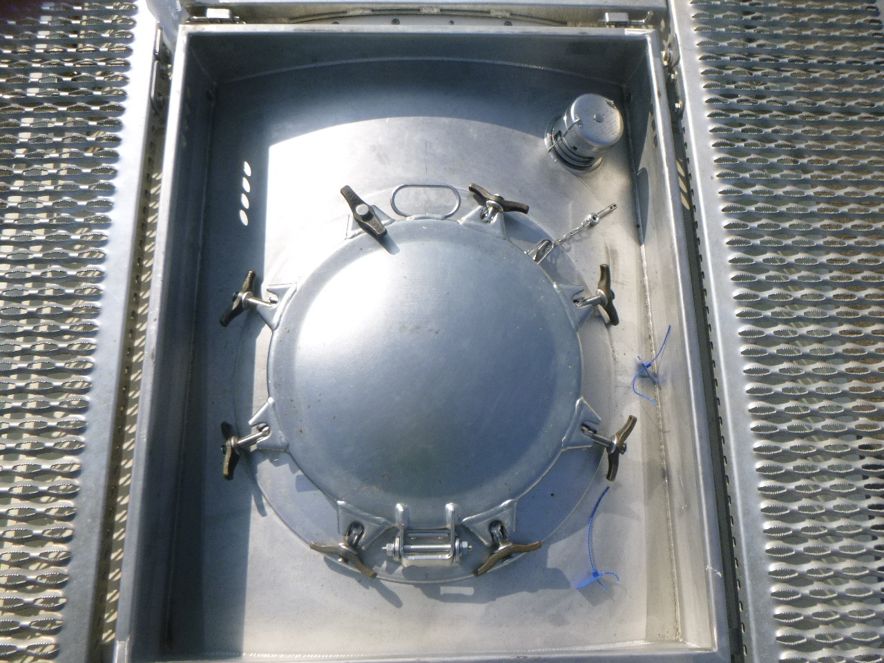 Container cisterna, Semirimorchio Danteco Food tank container inox 20 ft / 25 m3 / 1 comp: foto 15