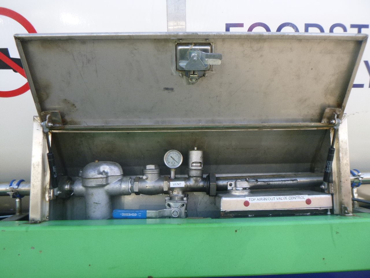 Container cisterna, Semirimorchio Danteco Food tank container inox 20 ft / 25 m3 / 1 comp: foto 10