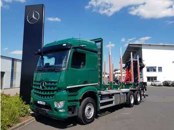 camion trasporto legname, camion con gru nuovo Mercedes-Benz Arocs 2651 L 6x4 + Kran: Epsilon M12Z91
