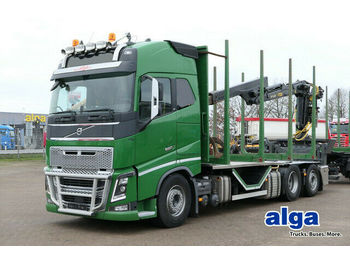 camion trasporto legname, camion Volvo FH 16-650 6x2, Kran Palfinger, Seilwinde