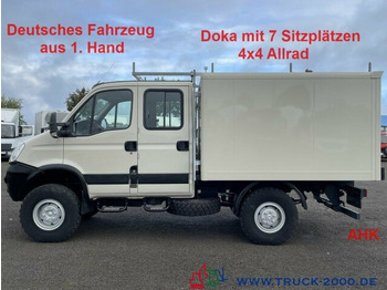 Furgone box Iveco Daily 55S17 3.0 4x4 Doka 7 Sitze AHK 3.5 t. 1.Hd